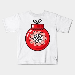 Cute Christmas Baubles Kids T-Shirt